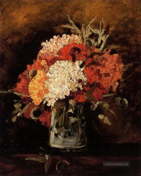  blumen - Vase mit Gartennelken 2 Vincent van Gogh impressionistische Blumen